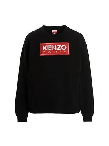 Sweatshirt Women s Logo Black - KENZO - BALAAN 1