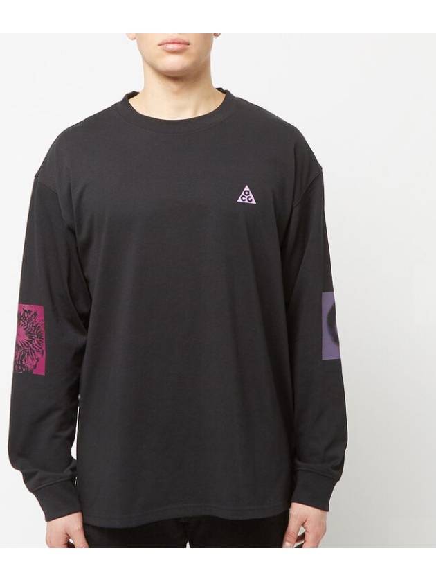 ACG Cosmic Coast Long Sleeve T-Shirt Black - NIKE - BALAAN 3