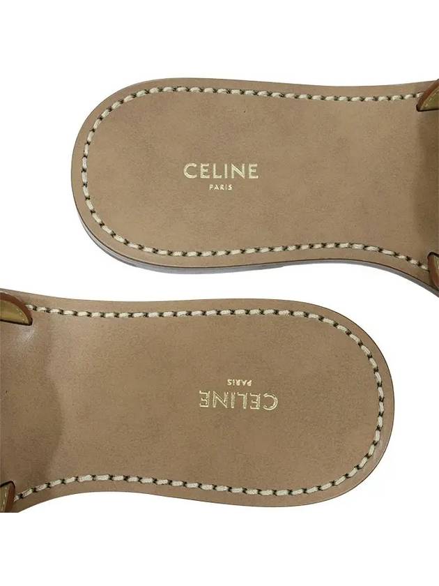 Triomphe Calfskin Mule Tan - CELINE - BALAAN 8