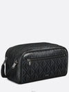 Toiletry Bag Black CD Diamond Canvas Smooth Calf - DIOR - BALAAN 2