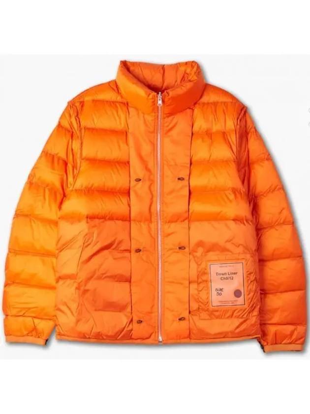 Pocket Down Liner Padding Jacket Orange - TEN C - BALAAN 1