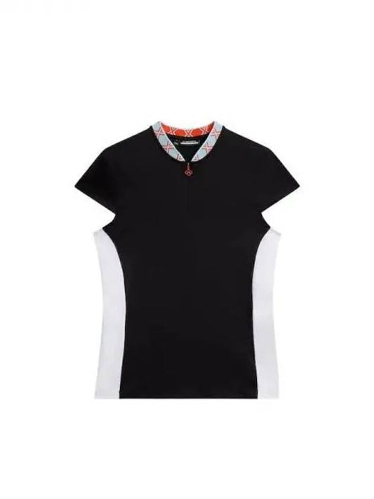 Golf Women s Azara T Shirt Top Black GWJ093469999 Domestic Product - J.LINDEBERG - BALAAN 1