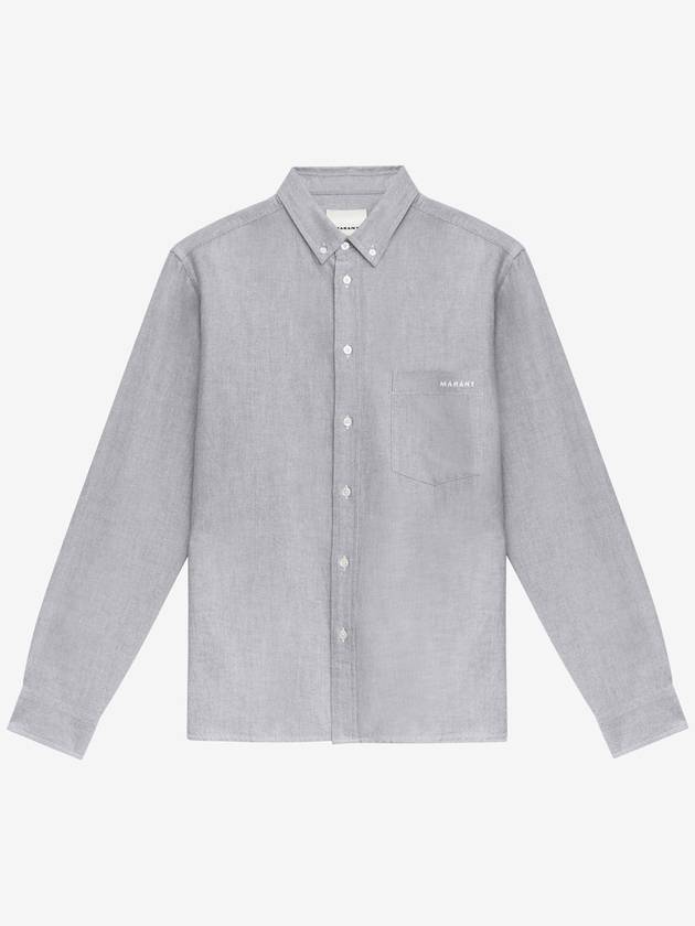 Chemise Jasolo Long Sleeve Shirt Grey - ISABEL MARANT - BALAAN 2