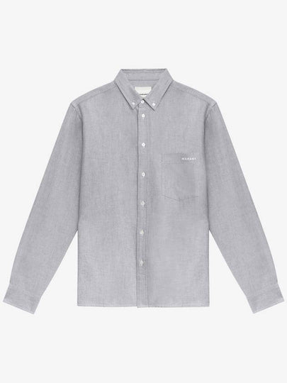 Chemise Jasolo Long Sleeve Shirt Grey - ISABEL MARANT - BALAAN 2