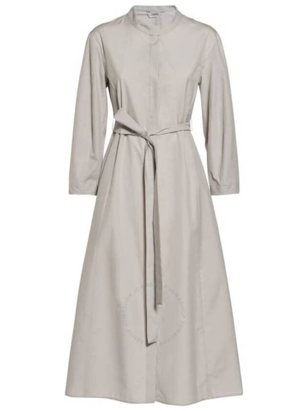 Cloe Cotton Long Dress Ice - MAX MARA - BALAAN 2