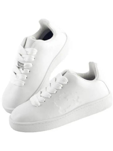 leather box sneakers - BURBERRY - BALAAN 1