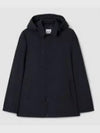 Button Hooded Jacket Black - ASPESI - BALAAN 2