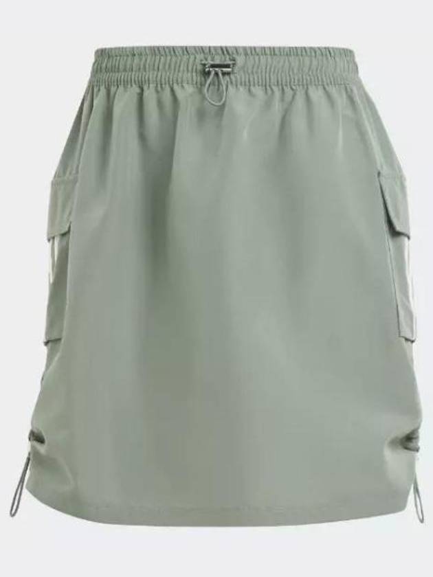 3 Stripe Short Cargo H Line Skirt Trace Green - ADIDAS - BALAAN 2