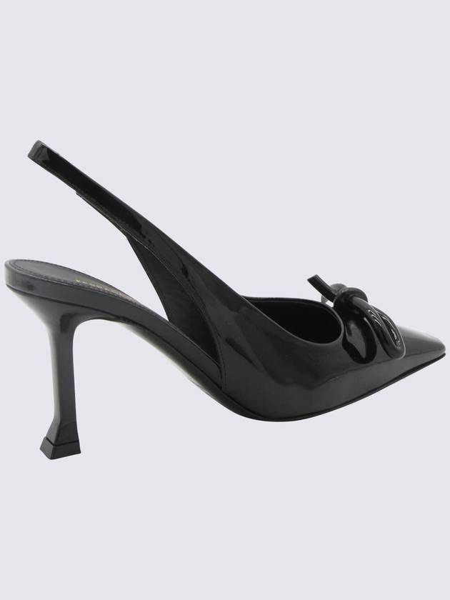 Salvatore Ferragamo Black Leather Slingback Pumps - SALVATORE FERRAGAMO - BALAAN 2