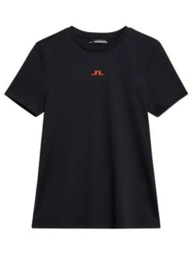 Ada Short Sleeve T-Shirt Black - J.LINDEBERG - BALAAN 1