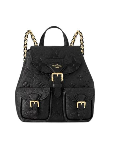 Backup Monogram Empreinte Backpack Black - LOUIS VUITTON - BALAAN 1