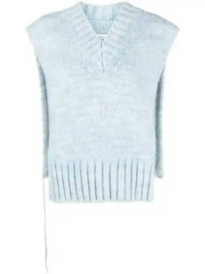 Botanical Dye Knit Vest Pale Blue - MAISON MARGIELA - BALAAN 2