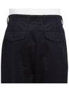 Men's Carrot Straight Pants Night Blue - AMI - BALAAN 8