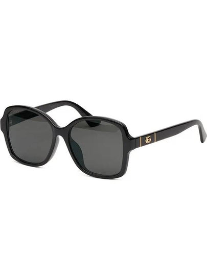 Eyewear Horn Rim Asian Fit Sunglasses Black - GUCCI - BALAAN 2