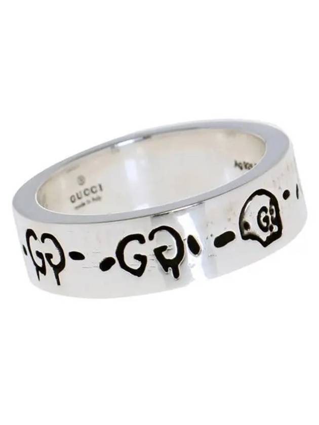 Ghost 6mm Ring Silver - GUCCI - BALAAN.