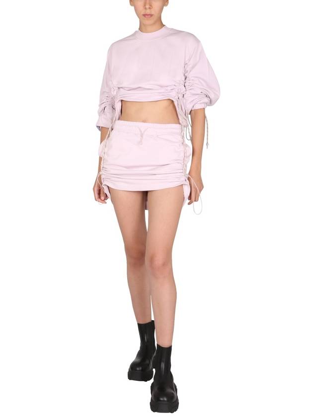 Short Skirt 662616 RRJ515903 LILAC - ALEXANDER MCQUEEN - BALAAN 3