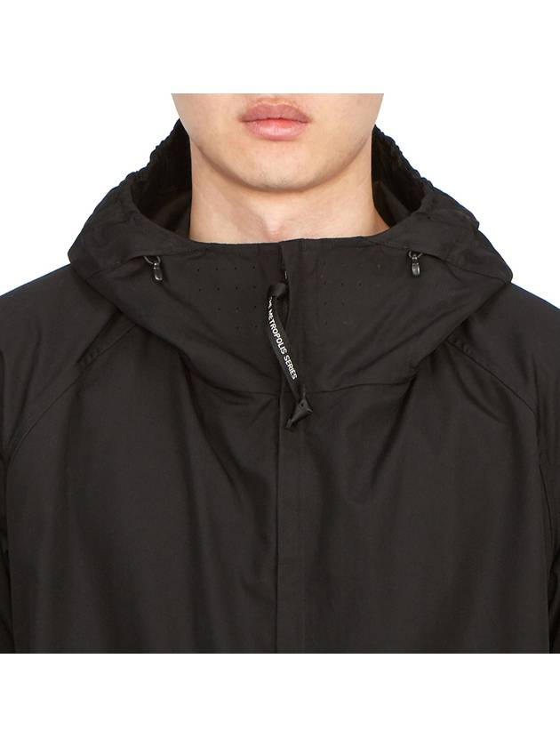 Metropolis Series HyST Hooded Jacket Black - CP COMPANY - BALAAN 8