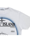 Eclipse Two Short Sleeve T-Shirt White - STONE ISLAND - BALAAN 6