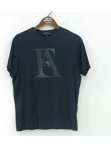 Smith Market Used Luxury Goods Armani Navy Tee Men s Clothing - GIORGIO ARMANI - BALAAN 1