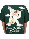 Storms In Heaven Short Sleeve T-Shirt Racing Green - REPRESENT - BALAAN 10