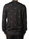 Men's Skull Jacquard Pattern Knit Top Black - ALEXANDER MCQUEEN - BALAAN 6