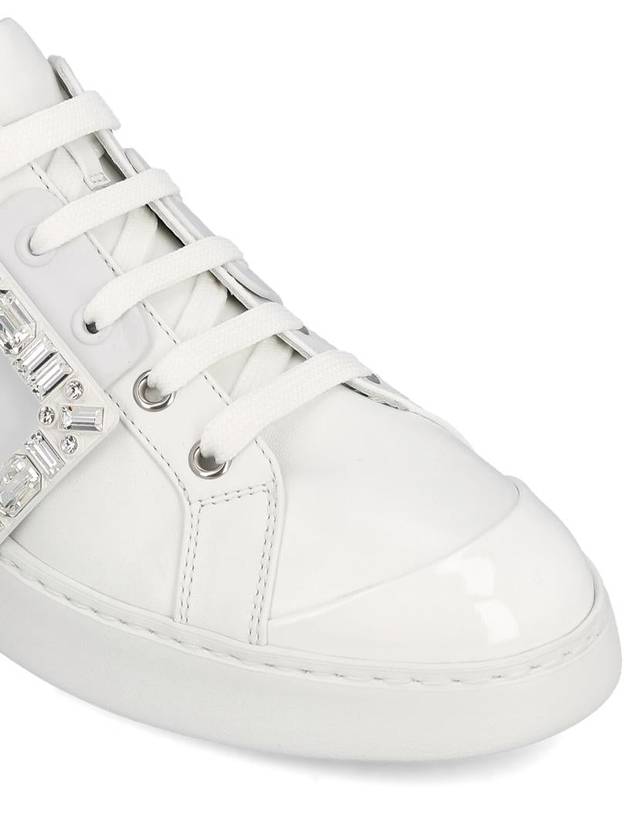 Viv' Skate Buckle Low Top Sneakers White - ROGER VIVIER - BALAAN 5