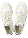 Medalist Black Heel Tab Low Top Sneakers White - AUTRY - BALAAN 3