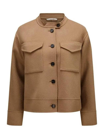 SUPREMO Pocket Wool Jacket Camel 2429046043 045 - MAX MARA - BALAAN 1