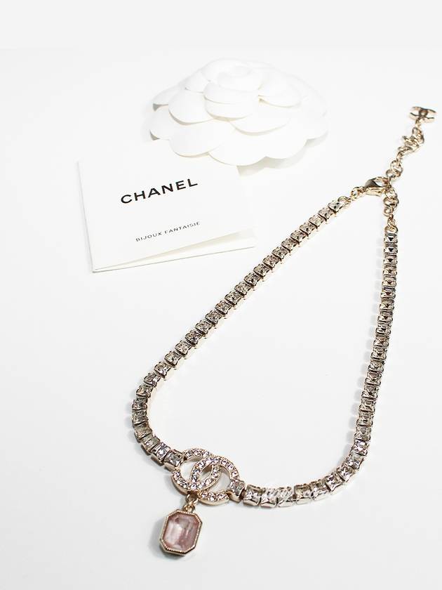 Logo Crystal Choker AB9336 B09078 NK202 - CHANEL - BALAAN 9