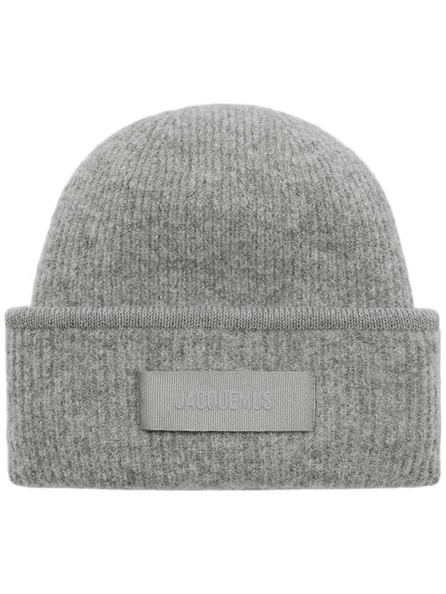 The Gros Grain Beanie Grey - JACQUEMUS - BALAAN 2