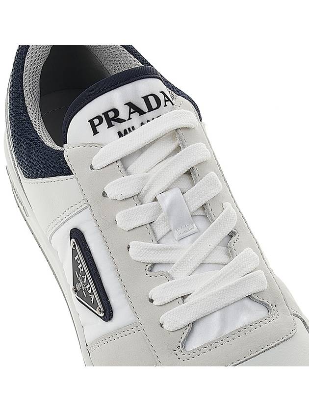 Downtown Re-Nylon Low Top Sneakers White - PRADA - BALAAN 9