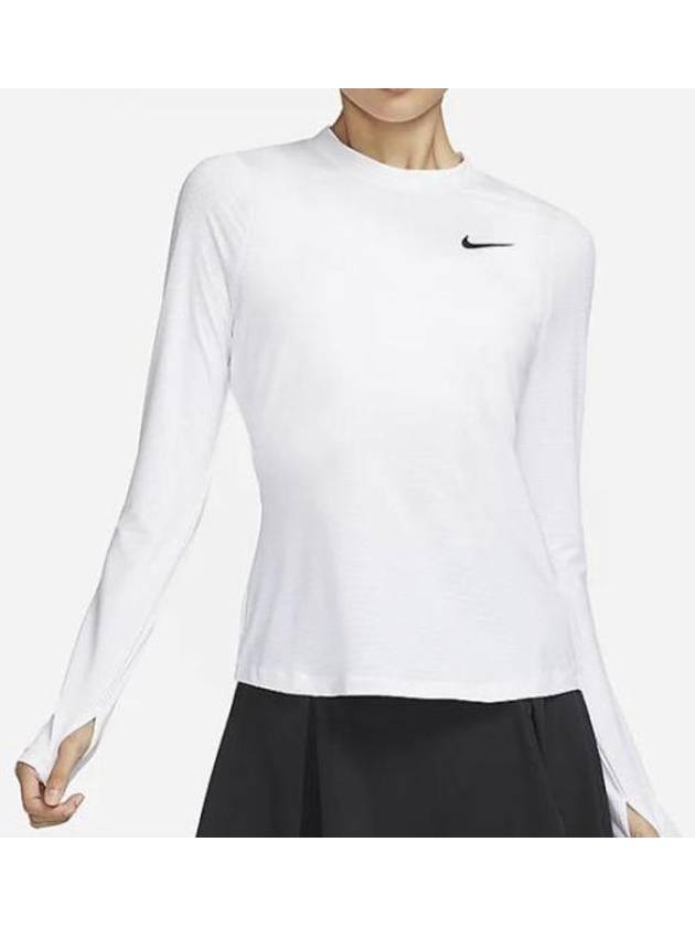 Golf Dri-Fit UV Victory Long Sleeve T-Shirt White - NIKE - BALAAN 2