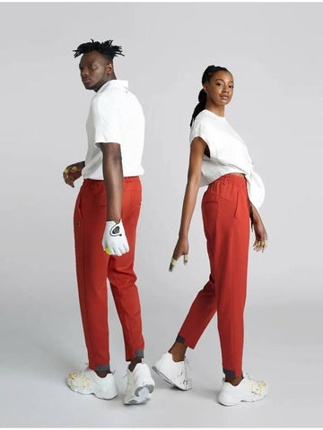 Slim Banding Track Pants Red - ATHPLATFORM - BALAAN 1