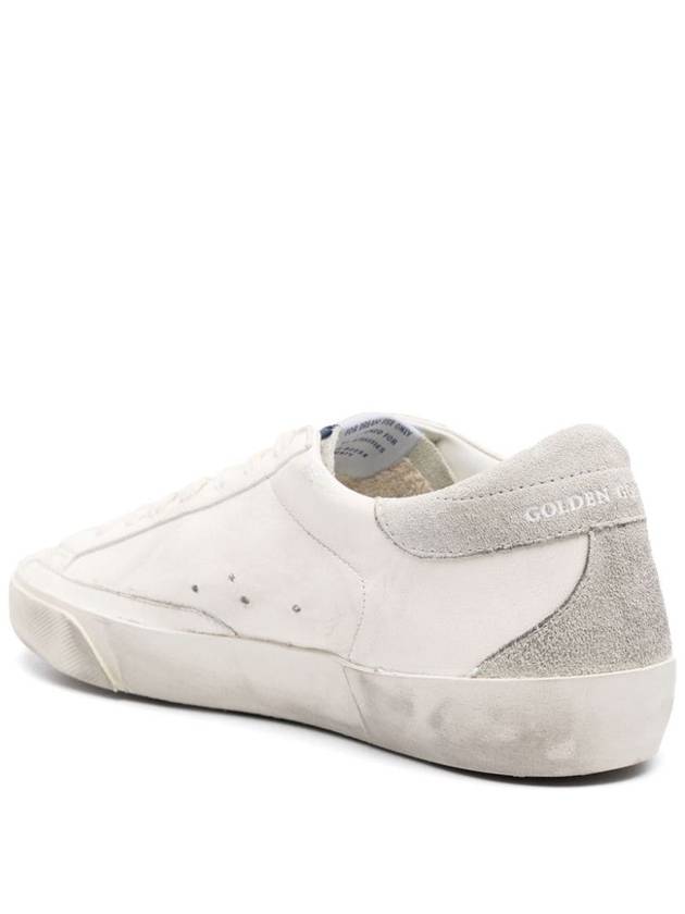 Super Star Suede Leather Low Top Sneaker White - GOLDEN GOOSE - BALAAN 3