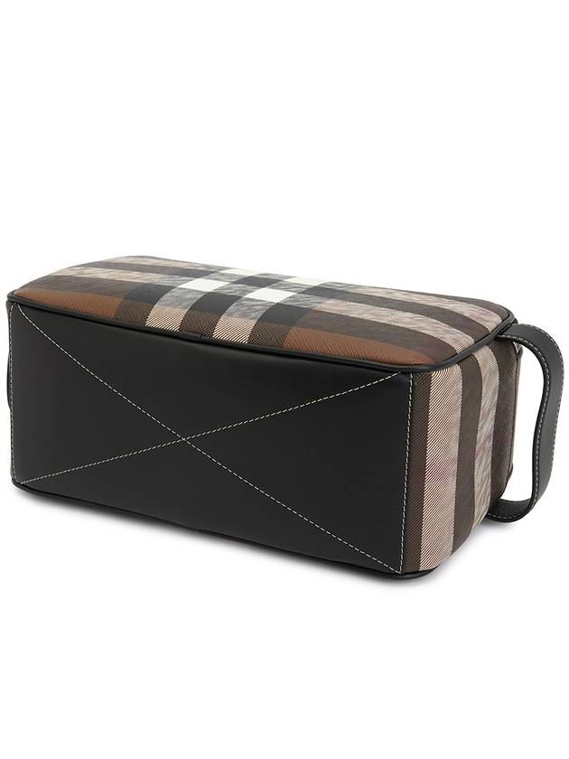 Check Print Beauty Case Brown - BURBERRY - BALAAN 6