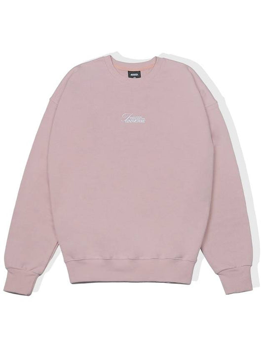 Overfit Universe Sweatshirt Light Pink - FOREEDCLUB - BALAAN 1