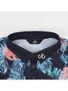 Drew Tropical Pattern Collar Sleeveless DF42ST10NAVY - DRUH GOLF - BALAAN 3