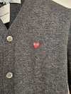 Comme des Gar ons Men s Mini Red Heart Wappen Cardigan AZ N080 051 2 - COMME DES GARCONS PLAY - BALAAN 3