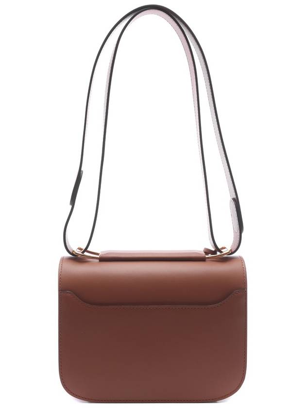 Lingot Olen Calf Leather Shoulder Bag Tan - DELVAUX - BALAAN 5