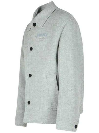 Versace Grey Wool Jacket - VERSACE - BALAAN 2