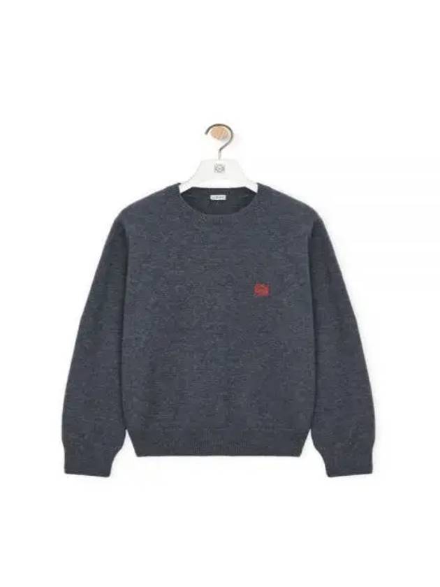 Anagram Wool Knit Top Grey - LOEWE - BALAAN 2