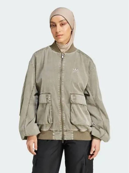 Adylenium Season 2 Washed Bomber Jacket Gender Neutral Women s Original Olive Strata JM9265 693550 - ADIDAS - BALAAN 1