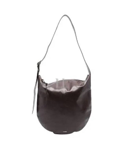 Moon Medium Leather Tote Bag Plum - JIL SANDER - BALAAN 2