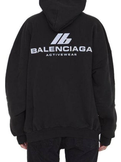 BALENCIAGA LARGE FIT HOODIE - BALENCIAGA - BALAAN 2