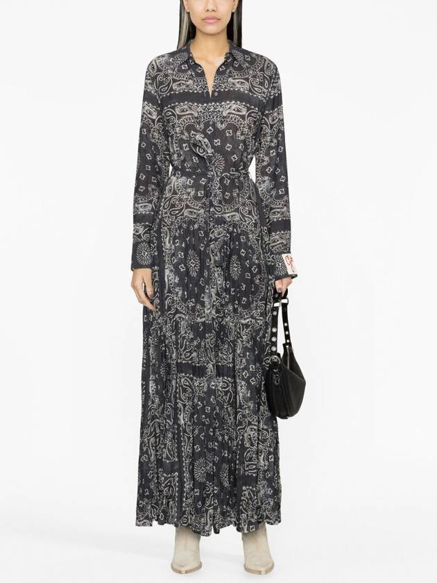 paisley-print maxi shirtdress - GOLDEN GOOSE - BALAAN 2