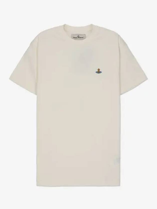 Classic ORB Short Sleeve T Shirt White 3G010013J001MGOA407 - VIVIENNE WESTWOOD - BALAAN 1