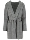 22SS TONDO wool hooded coat gray 60860319 051 - MAX MARA - BALAAN 1