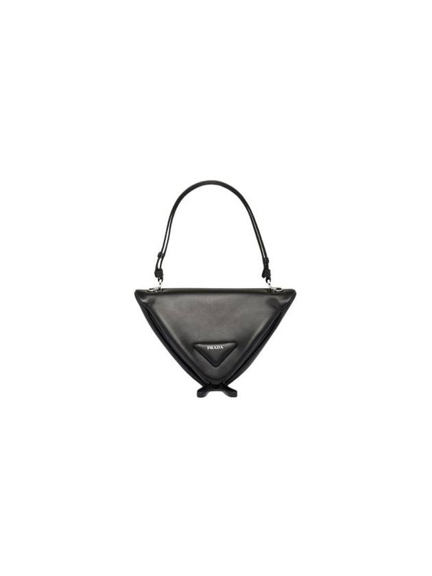 Signaux Padded Nappa Leather Bag Black - PRADA - BALAAN 1