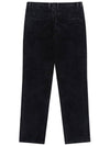 Men's Washed Corduroy Pants Black SW22APA02BK - SOLEW - BALAAN 3