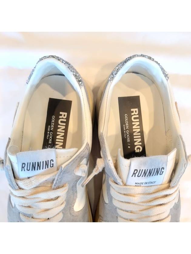 Running Sole Canvas Toe Star Low Top Sneakers Grey - GOLDEN GOOSE - BALAAN 8